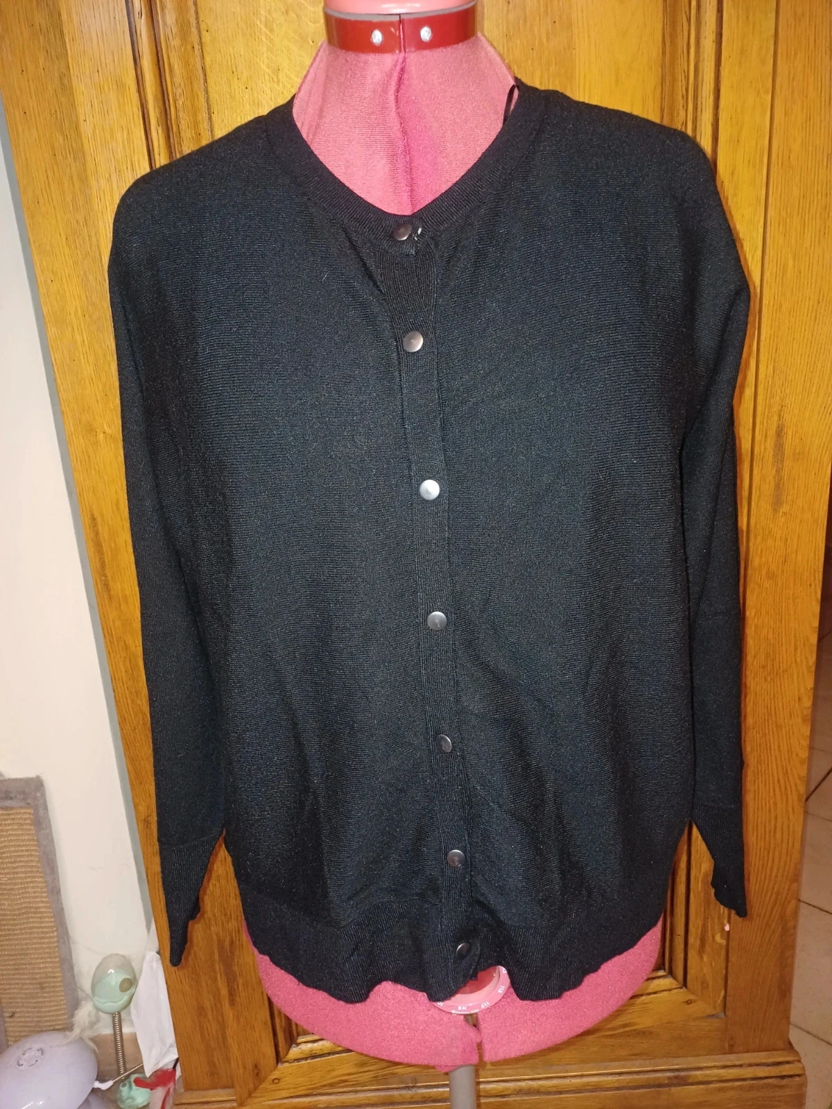 Cardigan  noir taille 42 marque street one